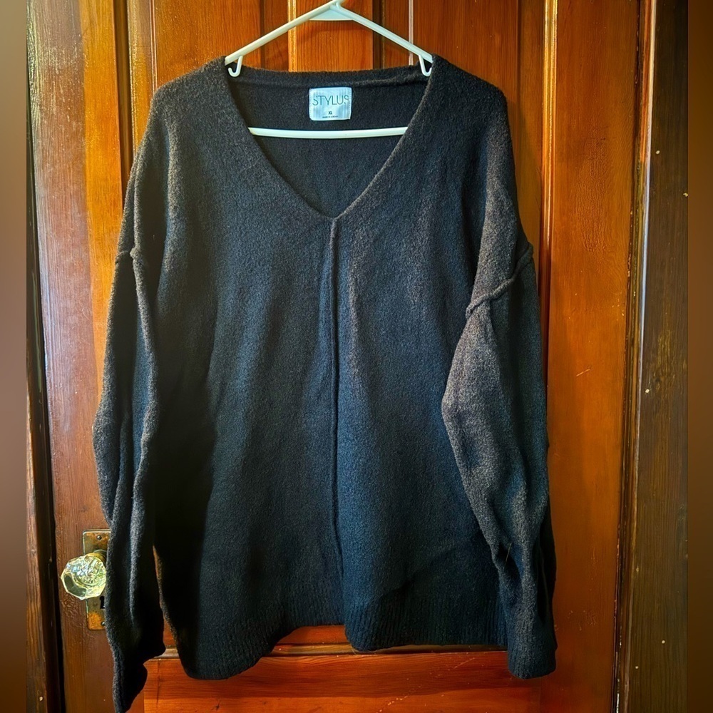Stylus Nylon Sweater Black Size XL Great condition, no flaws, Soft Butter Feel